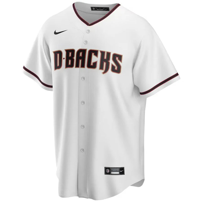 Camisa MLB Arizona Diamondbacks I Nike Torcedor Masculina Branca