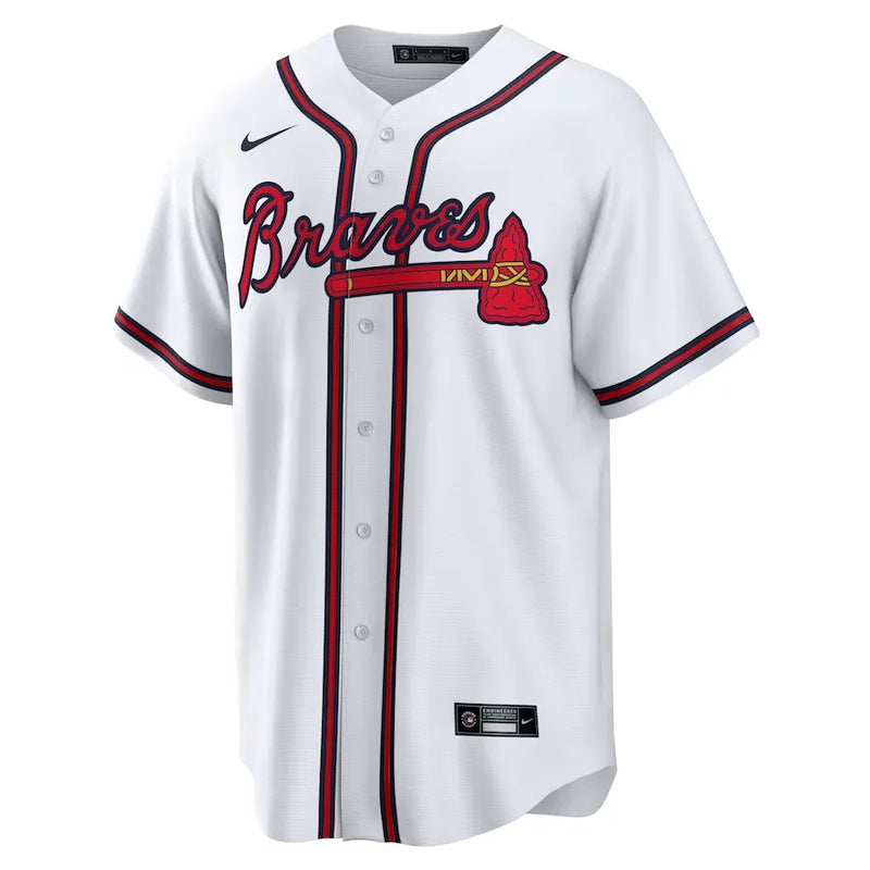 Camisa MLB Atlanta Braves Nike I Torcedor Masculina Branca