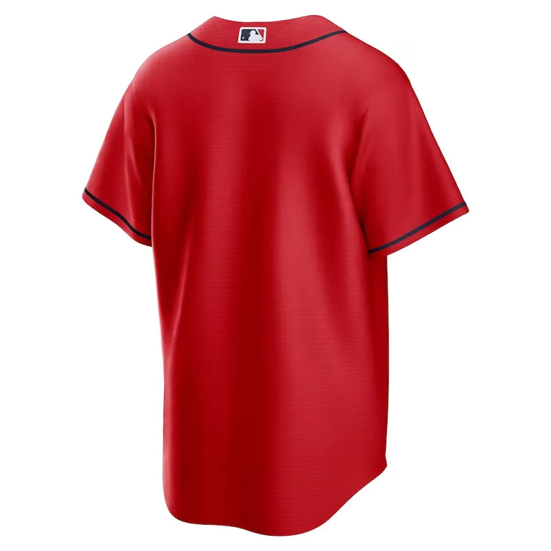 Camisa MLB Atlanta Braves Nike II Torcedor Masculina Vermelha