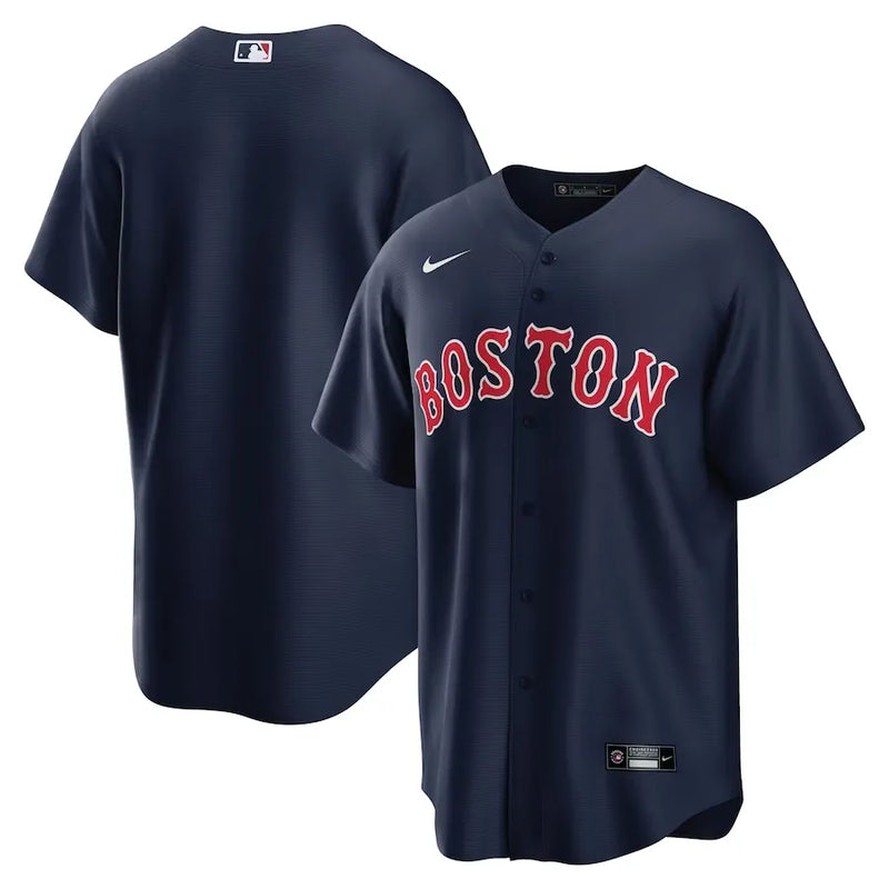 Camisa MLB Boston Red Sox III Nike Torcedor Masculina Azul Marinho