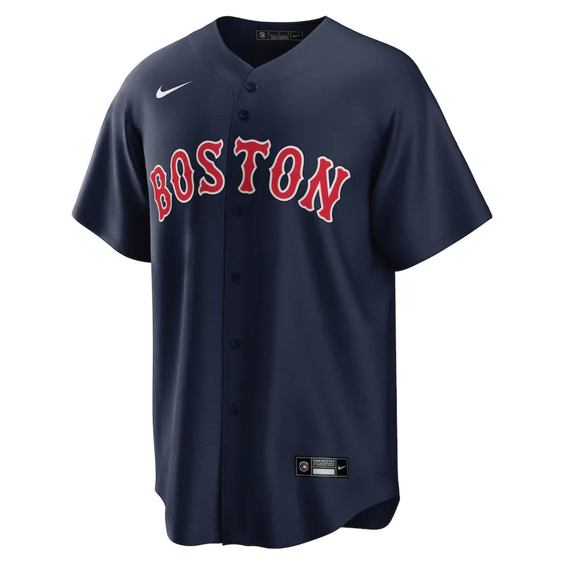 Camisa MLB Boston Red Sox III Nike Torcedor Masculina Azul Marinho