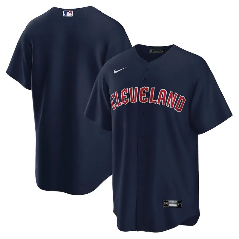 Camisa MLB Cleveland Guardians Nike Navy Alternate Limited Jersey Masculina