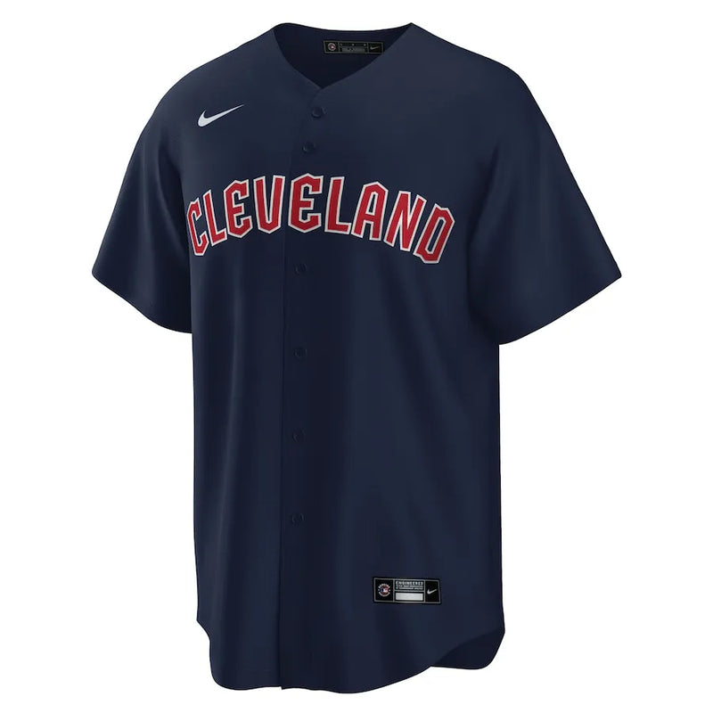 Camisa MLB Cleveland Guardians Nike Navy Alternate Limited Jersey Masculina
