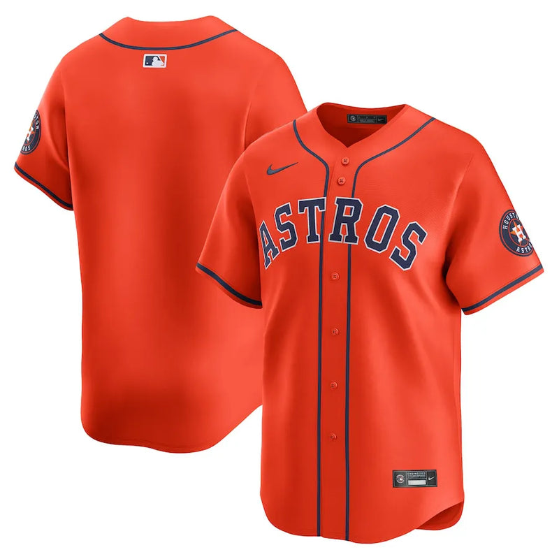 Camisa MLB Houston Astros Nike Orange Alternate Limited Masculina Laranja