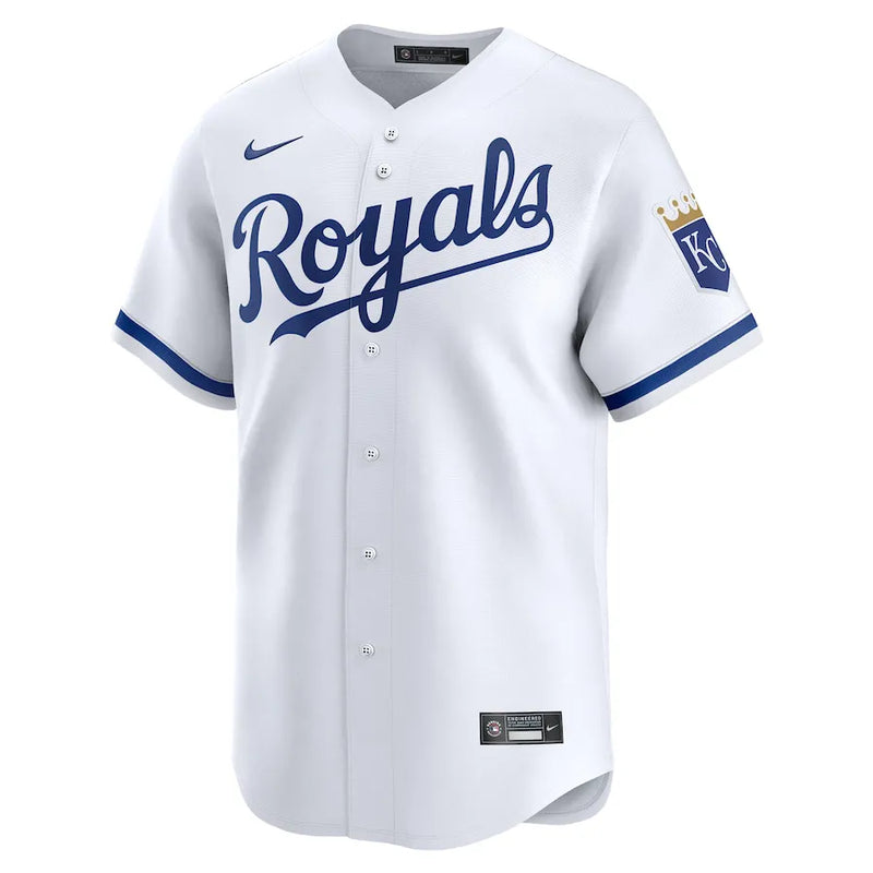 Camisa MLB Kansas City Royals Nike White Home Torcedor Masculina Branca