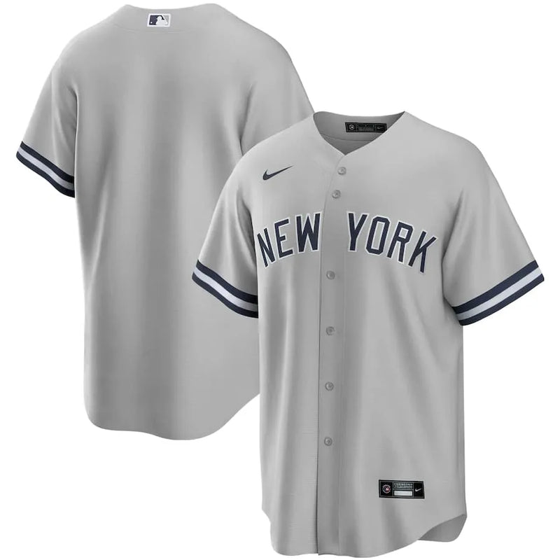 Camisa MLB New York Yankees Nike II Torcedor Masculina Cinza