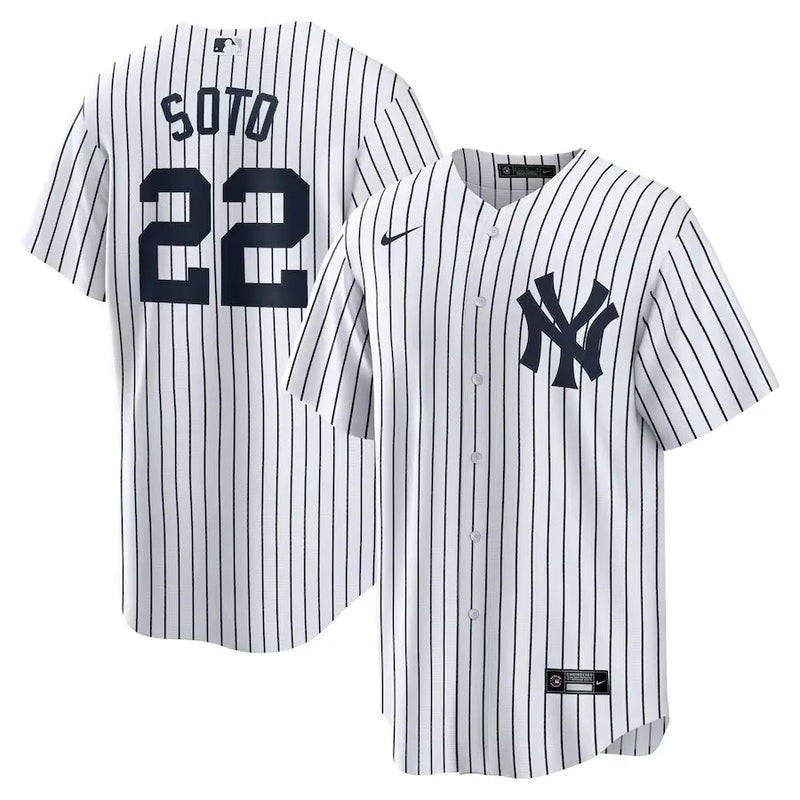 Camisa MLB New York Yankees Nike I Torcedor Masculina Listrada Juan Soto 22