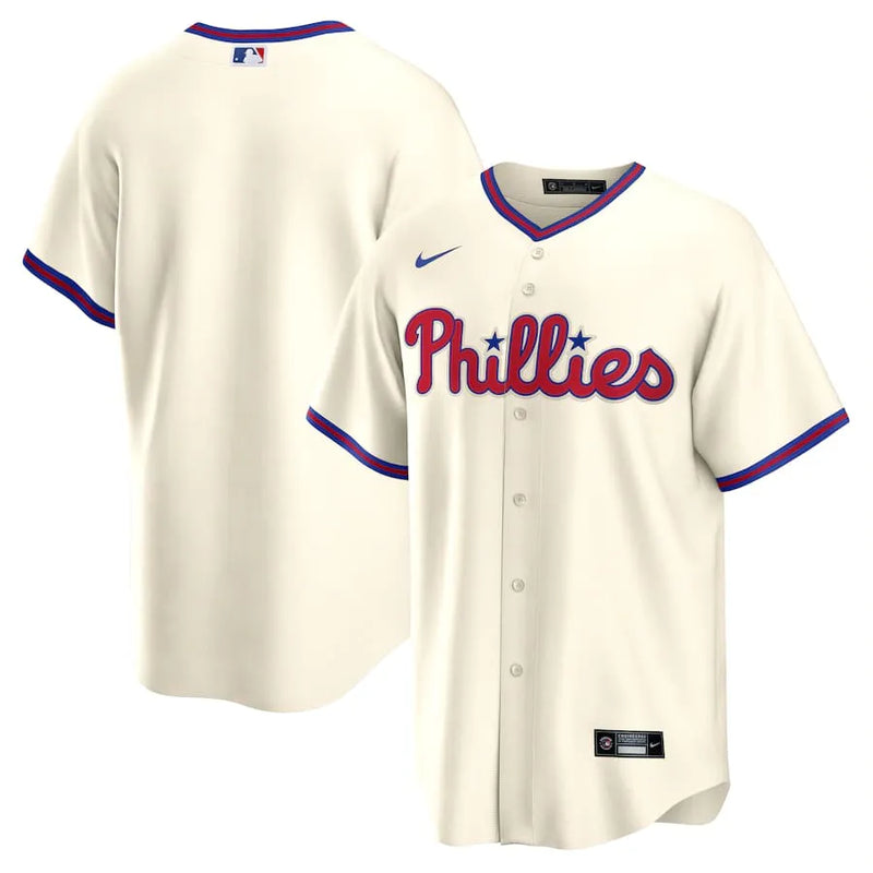 Camisa MLB Philadelphia Phillies Nike III Cream Torcedor Masculina