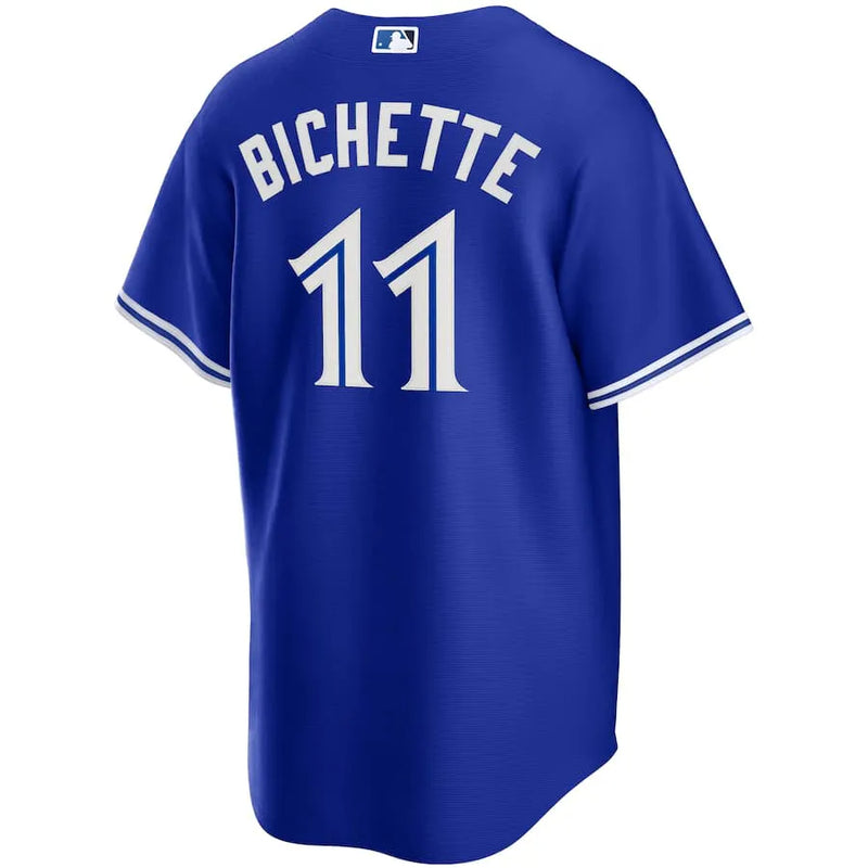 Camisa MLB Toronto Blue Jays Nike II Torcedor Masculina Azul Bo Bichette 11