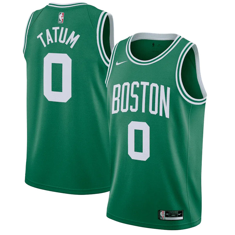 Regata NBA Boston Celtics Nike Icon Edition Swingman Jersey Verde Jason Tatum 0
