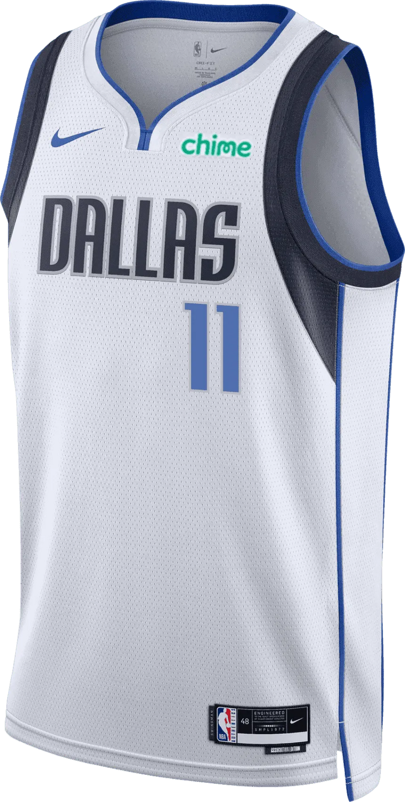Regata NBA Dallas Mavericks Nike Association Edition Swingman Jersey Branca Kyrie Irving 11