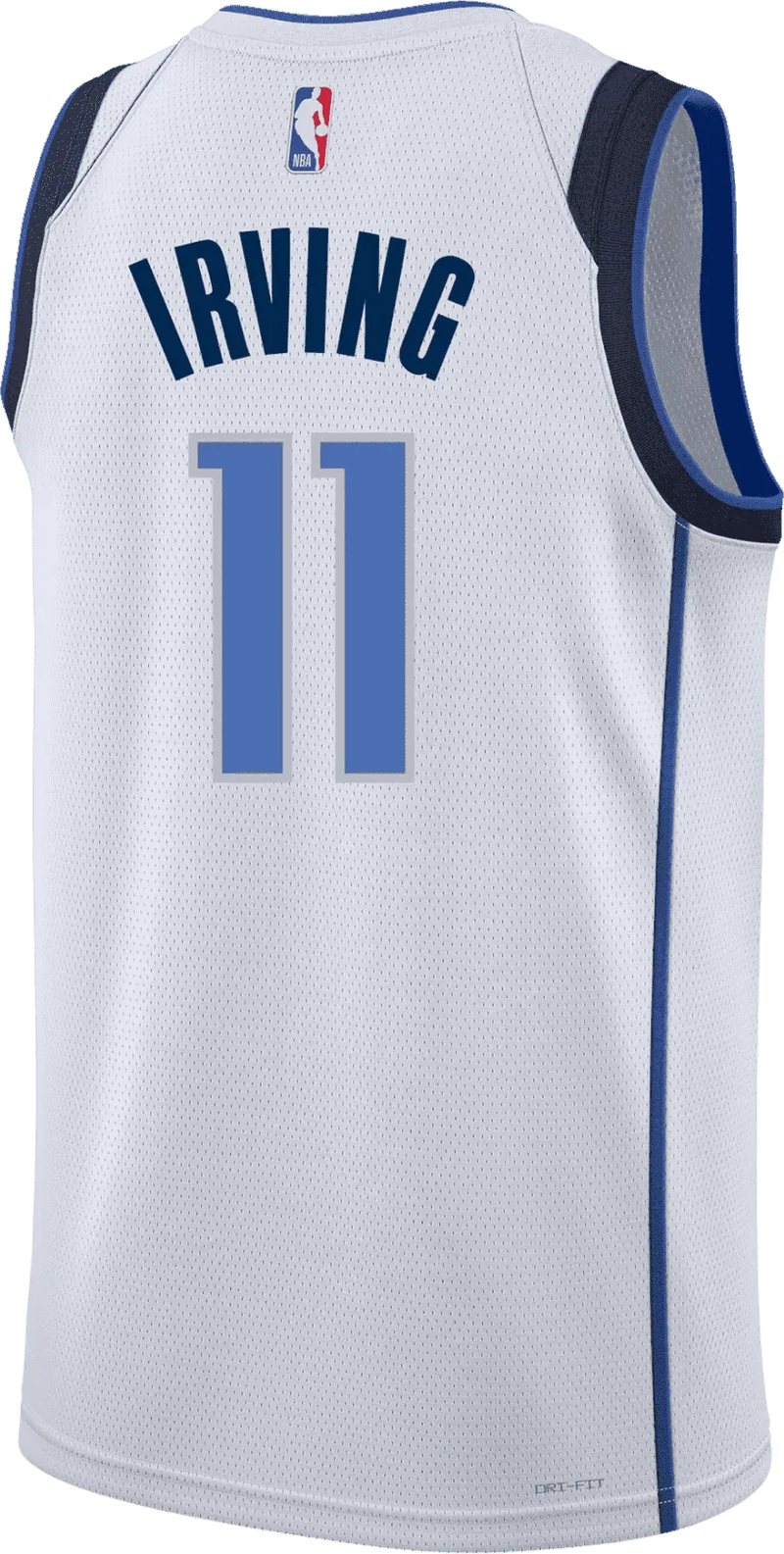 Regata NBA Dallas Mavericks Nike Association Edition Swingman Jersey Branca Kyrie Irving 11