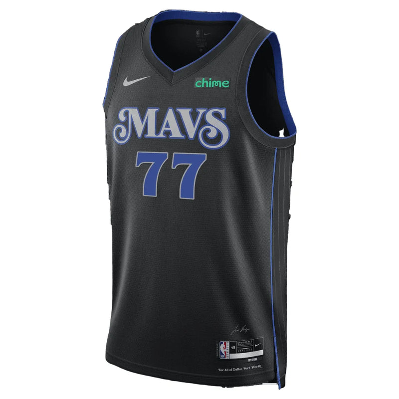 Regata NBA Dallas Mavericks Nike City Edition 23/24 Swingman Jersey Luka Doncic 77