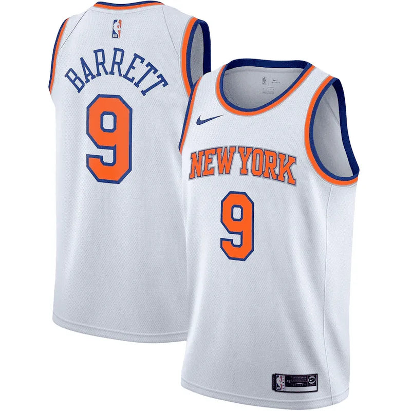 Regata NBA New York Knicks Nike Association Edition Jersey 2021 RJ Barrett 9