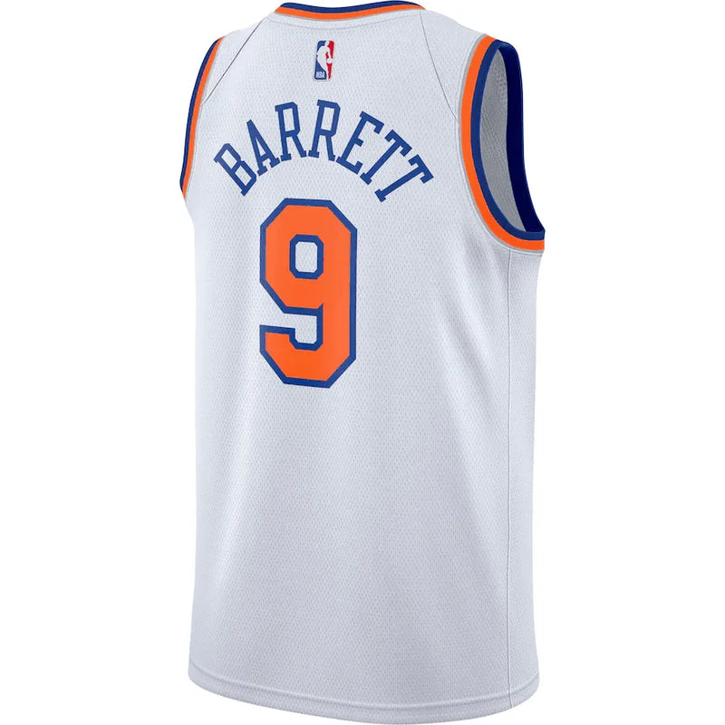Regata NBA New York Knicks Nike Association Edition Jersey 2021 RJ Barrett 9