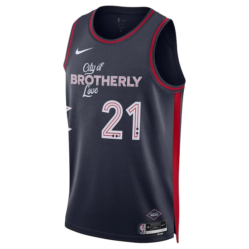 Regata NBA Philadelphia 76ers Nike City Edition 23/24 Swingman Jersey Joel Embiid 21