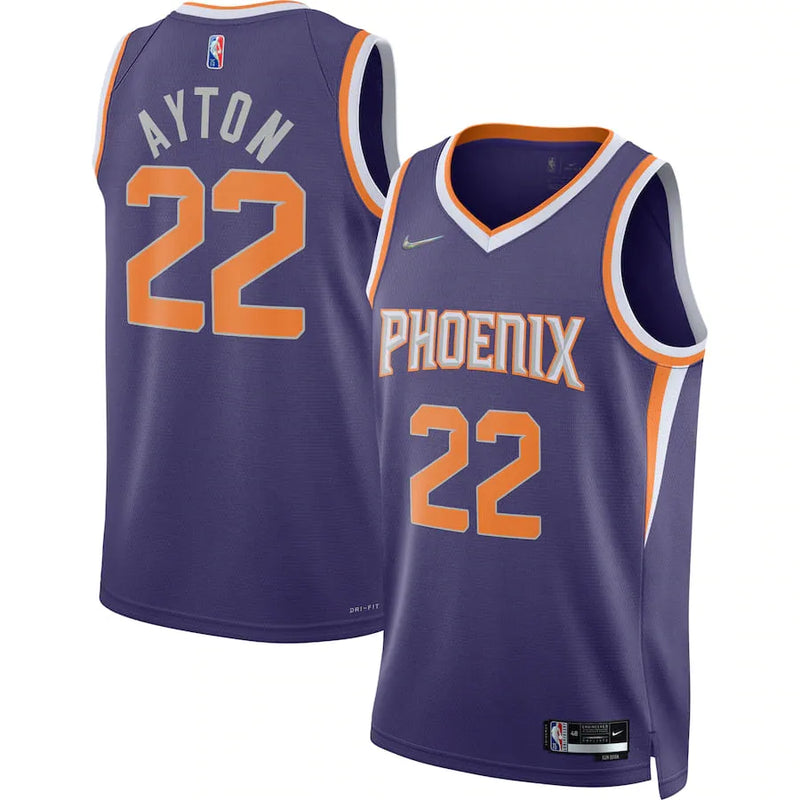 Regata NBA Phoenix Suns Nike Icon Edition Jersey 2022 DeAndre Ayton 22