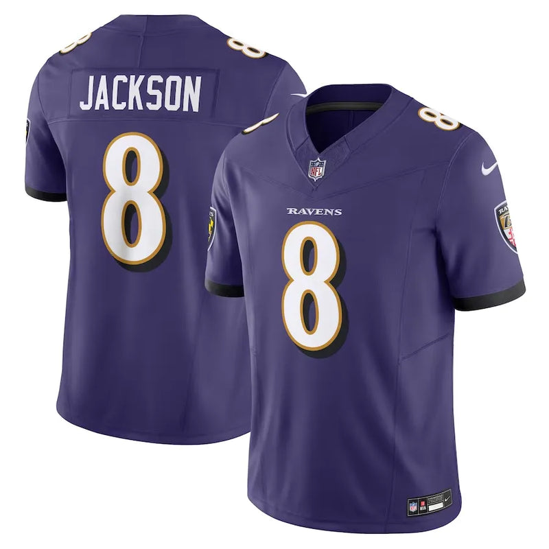 Camisa NFL Baltimore Ravens Lamar Jackson 8 Nike Limited Jersey Roxa