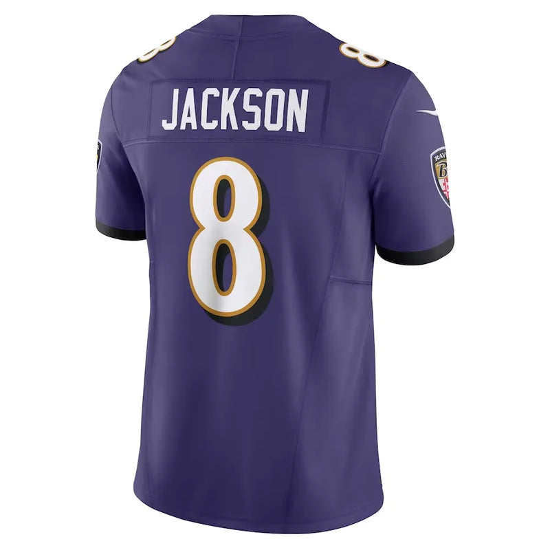 Camisa NFL Baltimore Ravens Lamar Jackson 8 Nike Limited Jersey Roxa