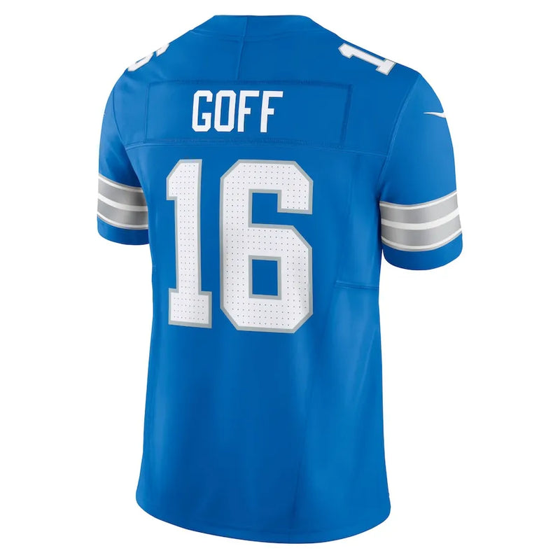 Camisa NFL Detroit Lions Blue Nike Jared Goff 16 Limited Jersey Masculina Azul