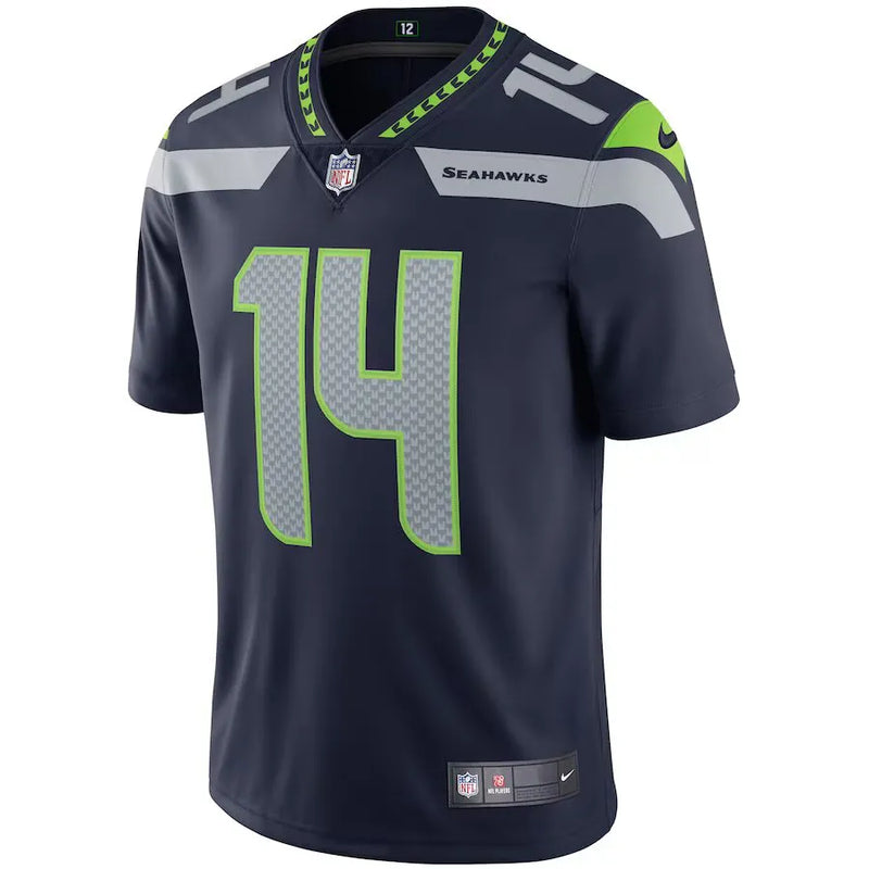 Camisa NFL Seattle Seahawks Metcalf 14 Nike Limited Jersey Azul Marinho