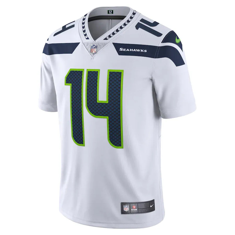 Camisa NFL Seattle Seahawks Metcalf 14 Nike Limited Jersey Branca