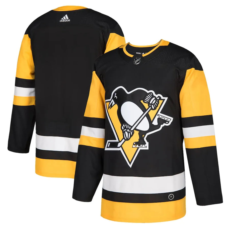 Camisa NHL Pittsburgh Penguins Adidas Home Jersey Preta Masculina