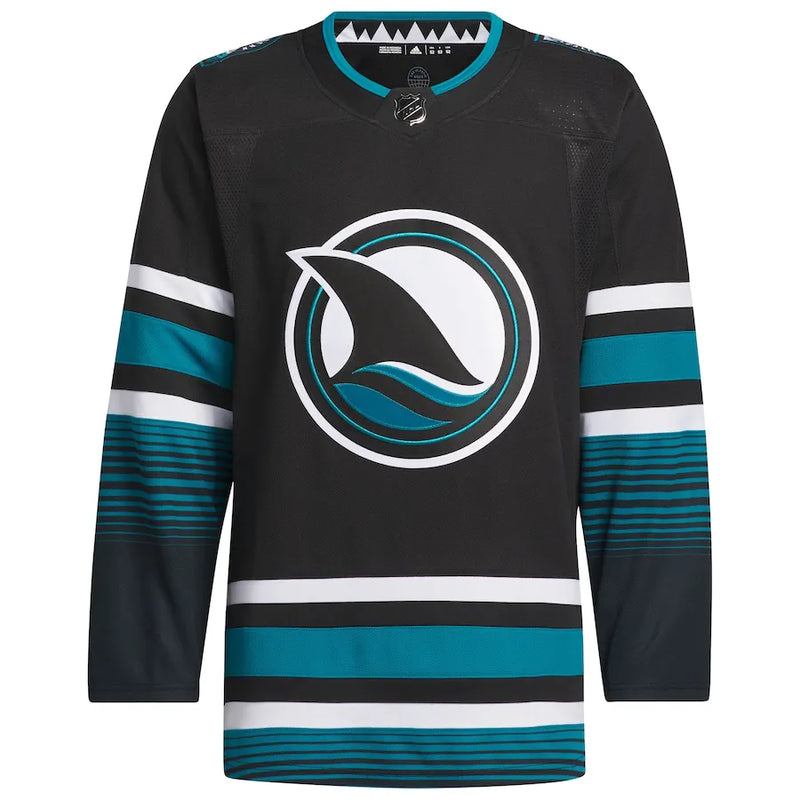 Camisa NHL San Jose Sharks Adidas Alternate Masculina Preto